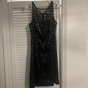 American Living Black and Silver Mini Dress